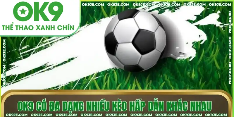OK9 có đa dạng nhiều kèo hấp dẫn khác nhau